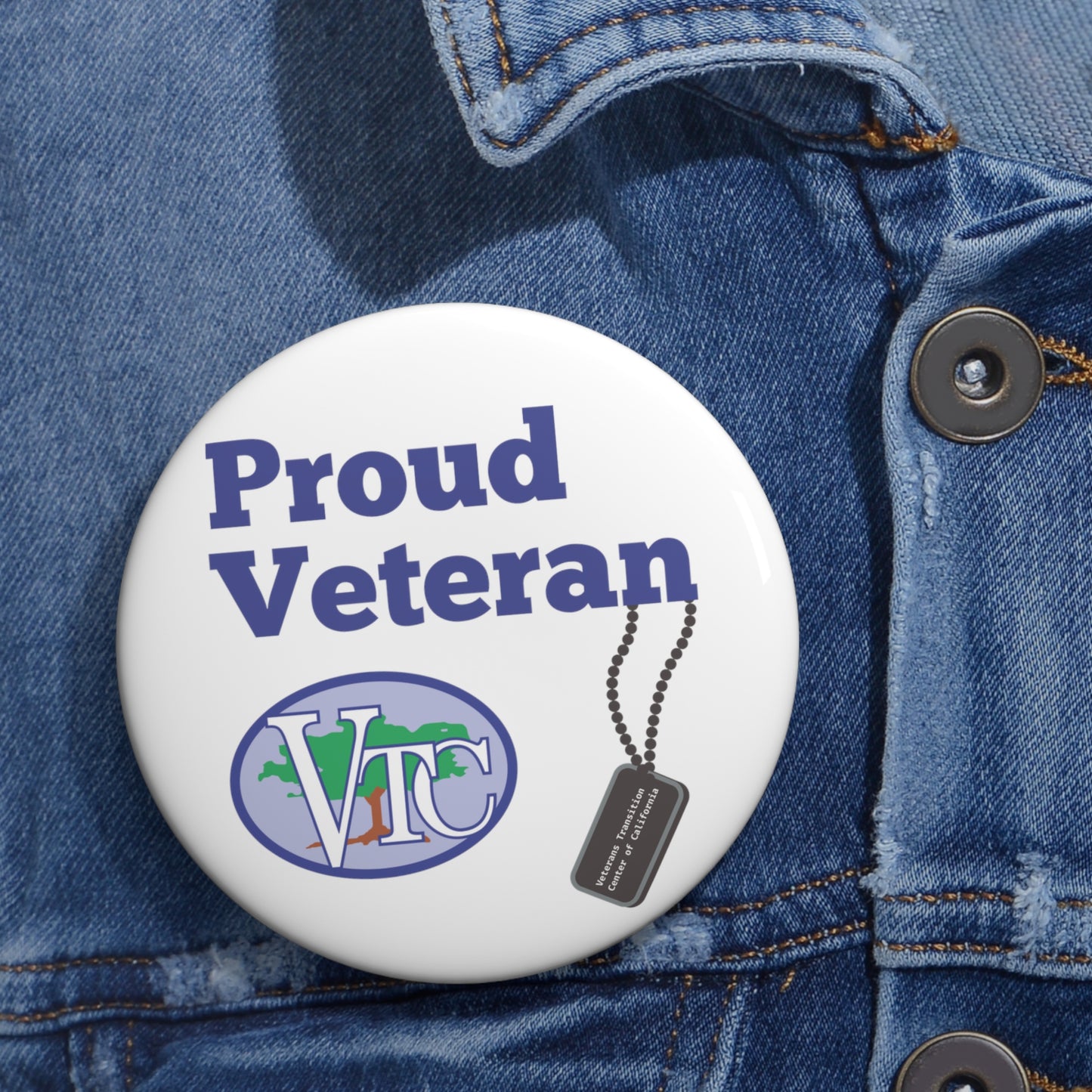 Proud Veteran Pin