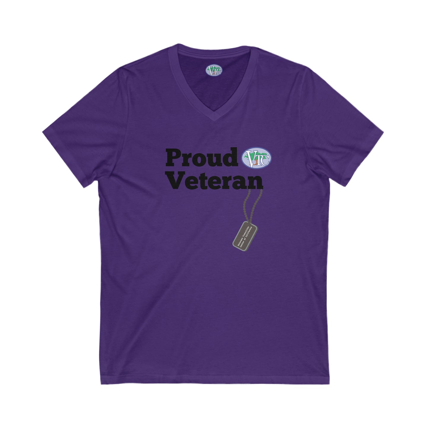 Proud Veteran V-Neck Tee