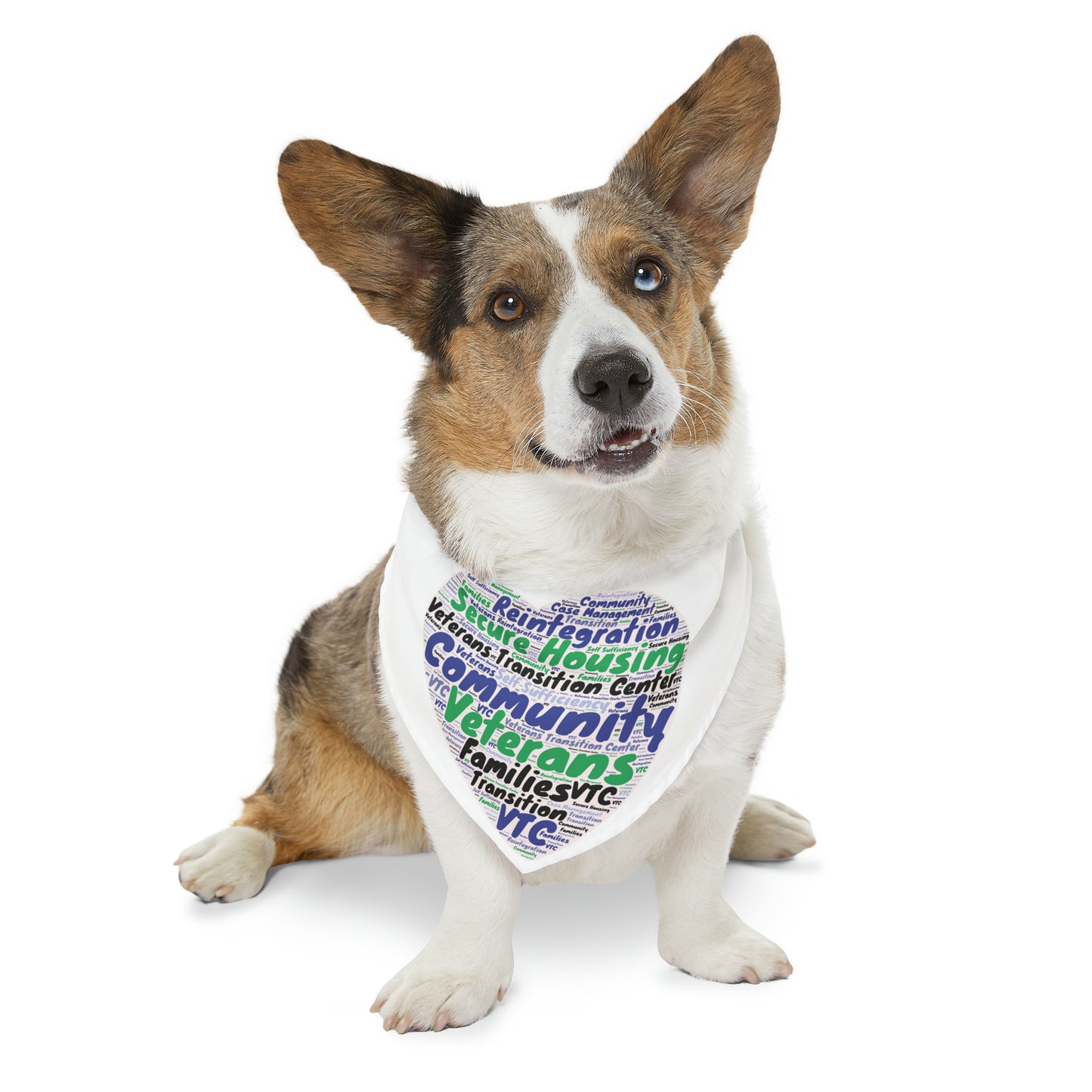 Heart of VTC Pet Bandana