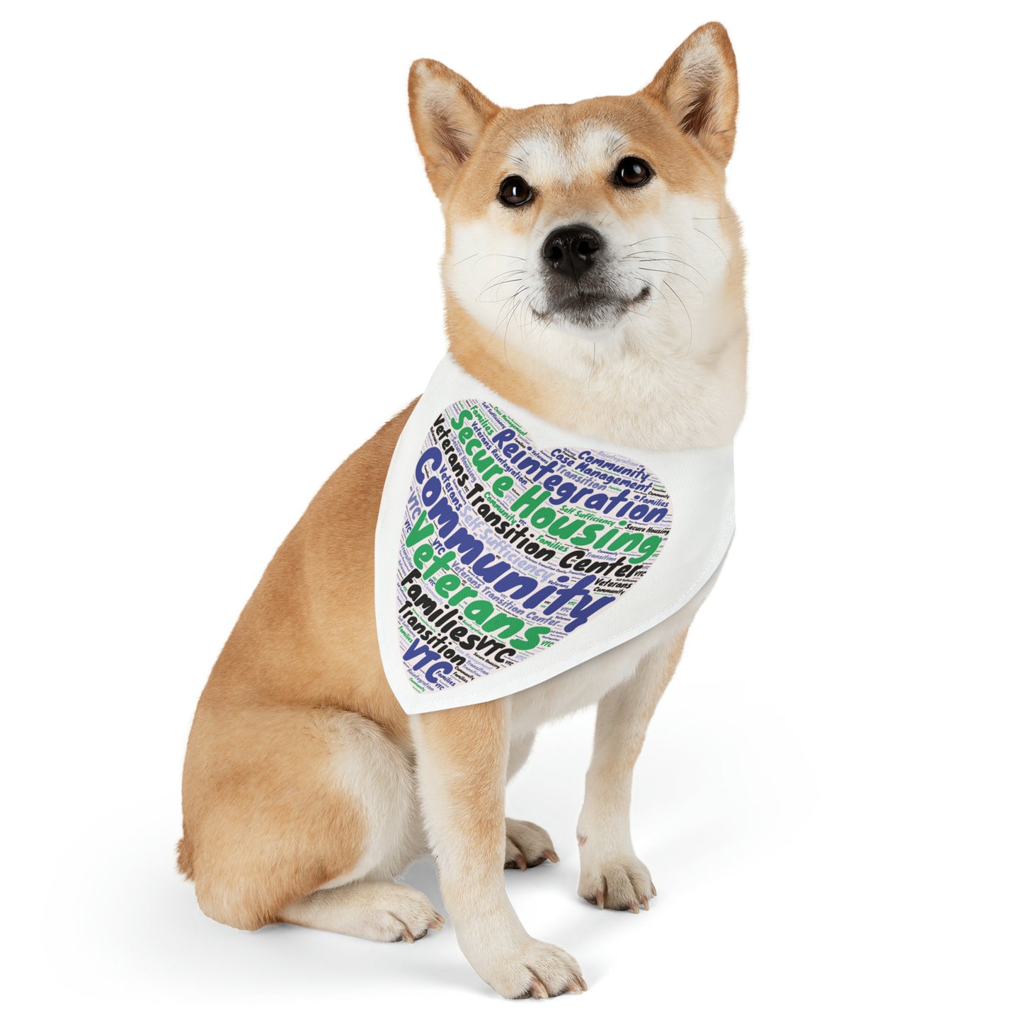 Heart of VTC Pet Bandana